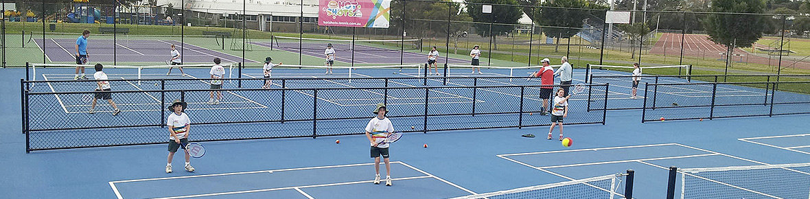 NSW Kids Playing Hot Shots Tennis